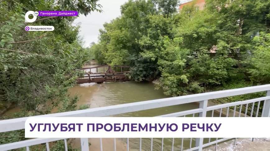 Дно реки Объяснения во Владивостоке углубят по поручению губернатора Приморья