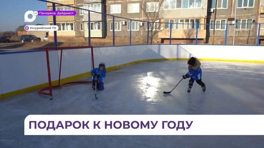 Современный каток появился в Уссурийске благодаря ТОС