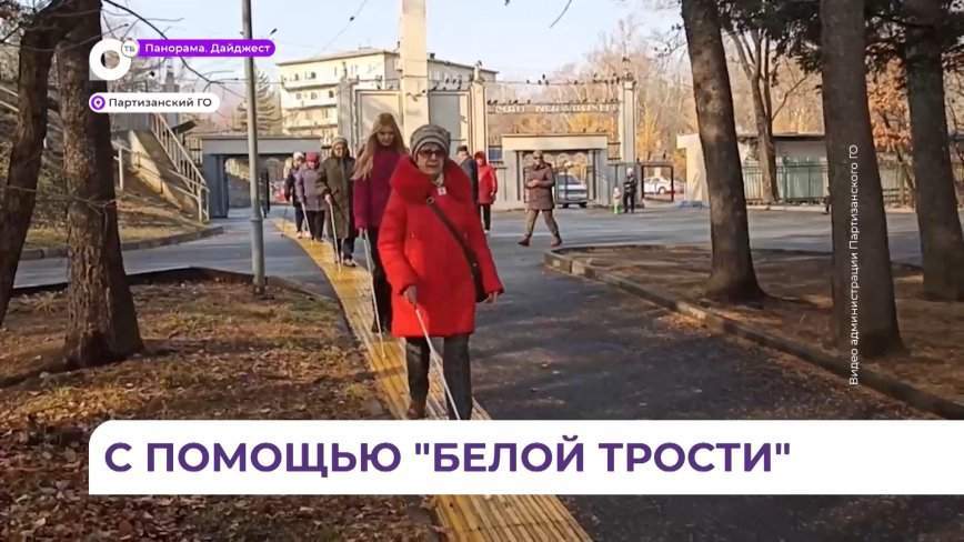 К Международному дню слепых в Партизанске стартовал традиционный месячник «Белая трость»