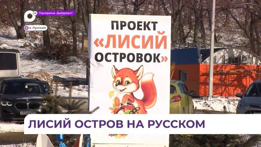Организаторы ТОСа «Зеленый экипаж на Русском» открыли лисий островок