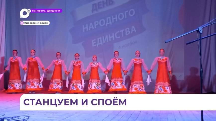 В посёлке Кировский на сцене Дома культуры выступили творческие коллективы района