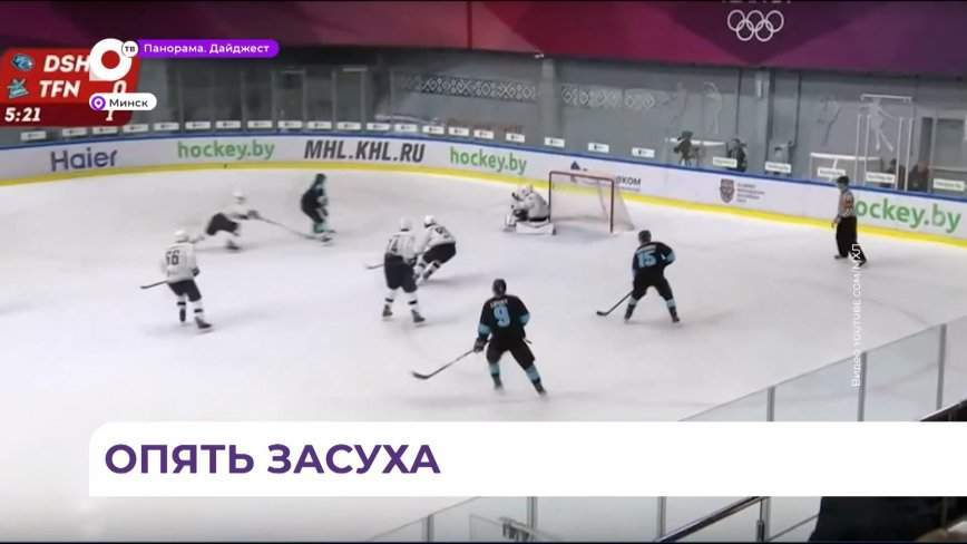 Хоккейный клуб «Тайфун» снова проиграл бобруйскому «Динамо-Шиннику» на выезде
