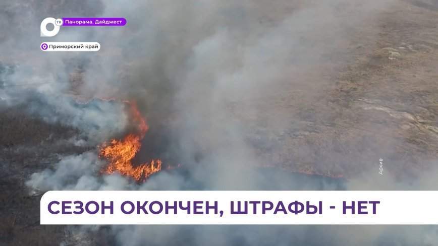 В Приморье нарушителей противопожарного режима продолжают наказывать