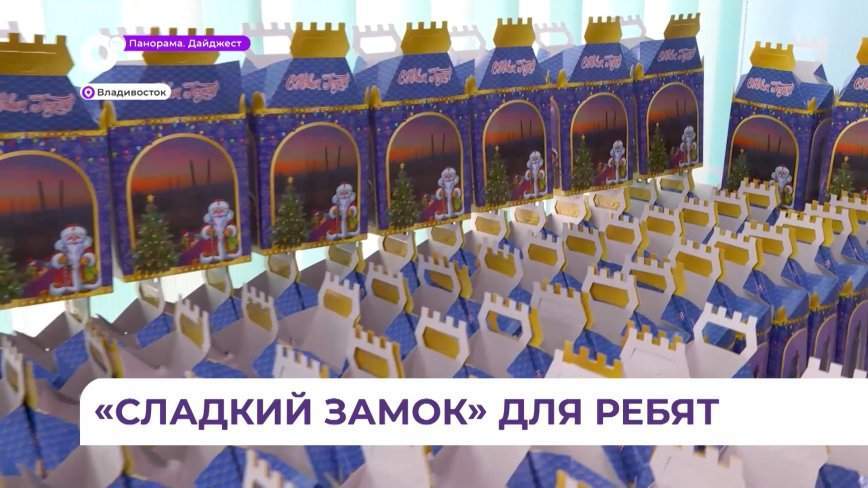 В канун Нового года «Сладкие замки» для детей разлетятся по всему краю