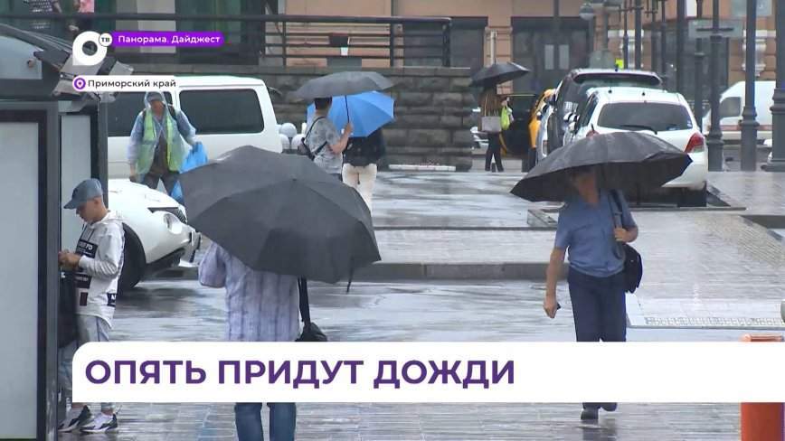 В Приморье ожидаются ливни и и порывистый ветер