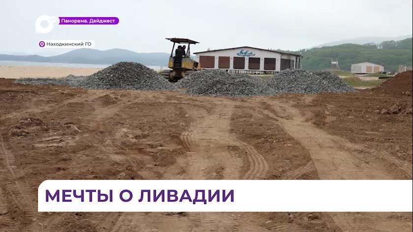 Общественность поселка Ливадия взбудоражена работами, которые начались на побережье