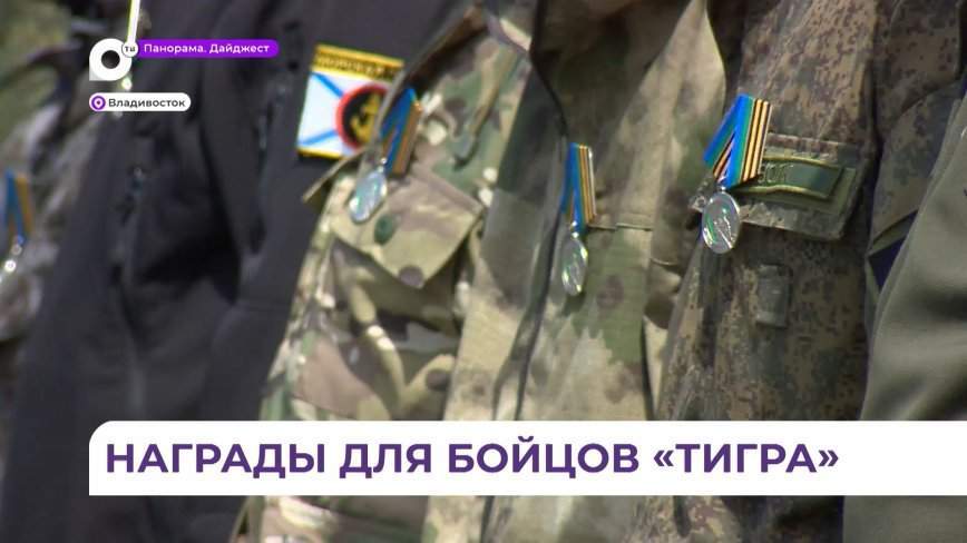 Бойцов отряда «Тигр» наградили за мужество, доблесть и отвагу