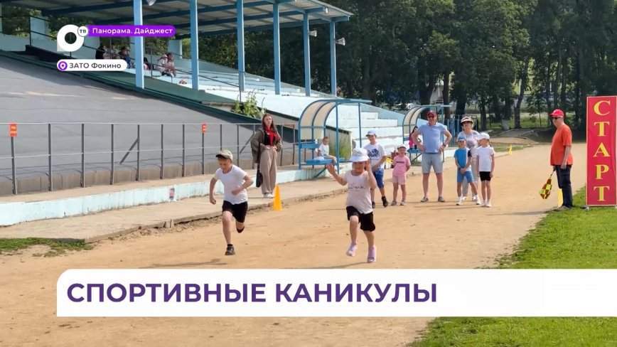 Спартакиада пришкольных лагерей прошла в Фокино