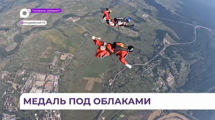Соревнования по парашютному спорту прошли в Уссурийском ГО