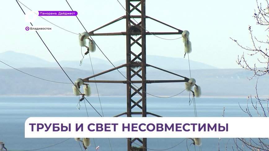Почти сто домов в центре Владивостока в выходные посидели без света из-за стройки на улице Комарова