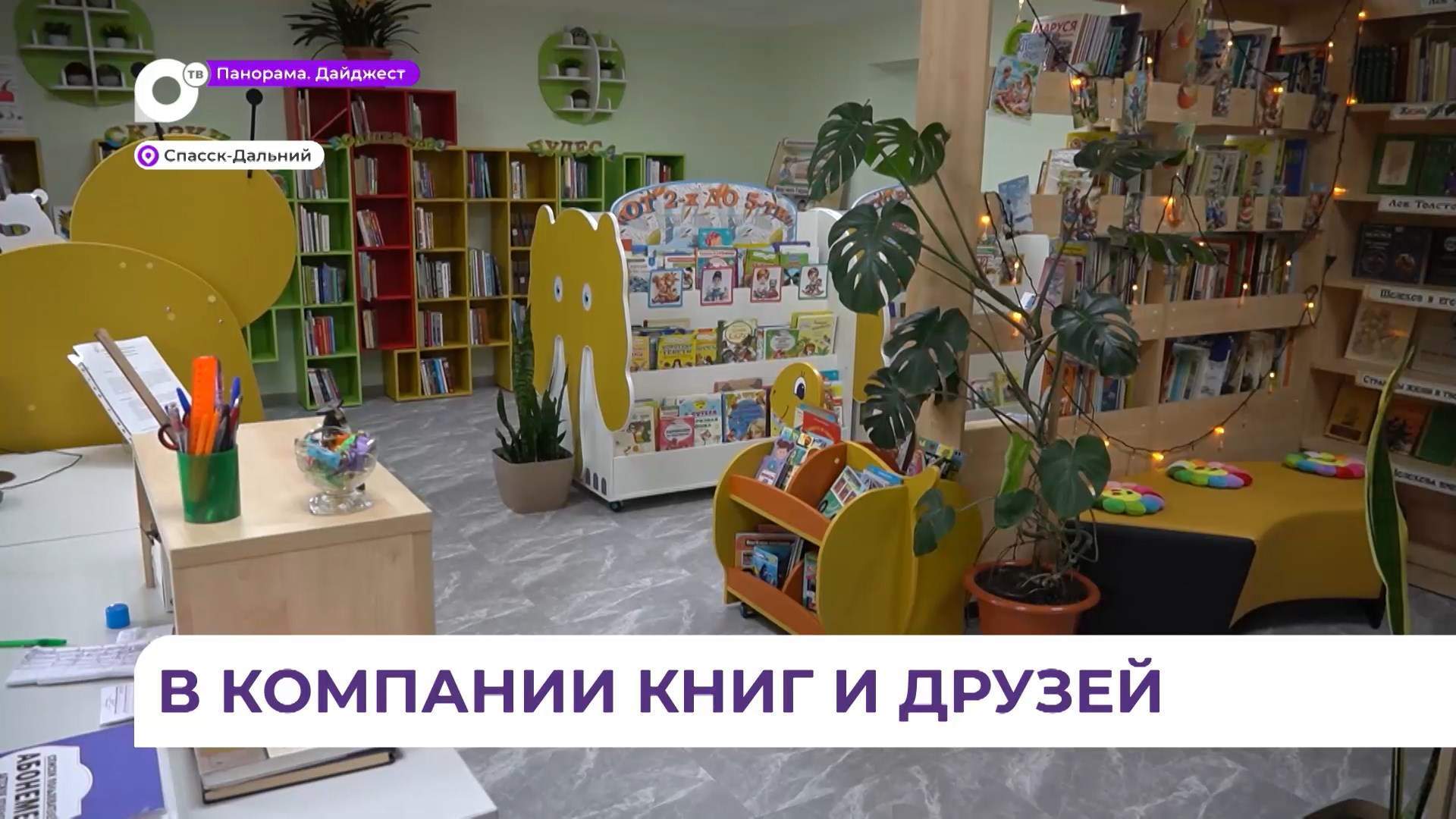 Детское отделение Центральной библиотеки Спасска-Дальнего открылось после капремонта