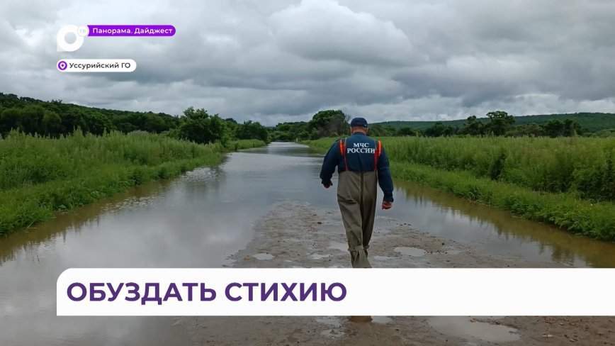 Смывает регулярно: обуздать стихию пытаются в Приморье