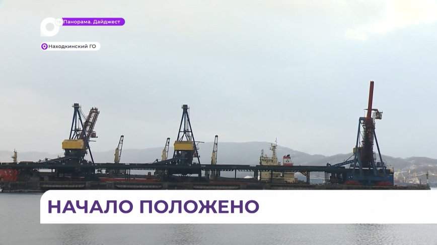 Стивидорная компания Восточный Порт завершила начальный этап строительства нового причала