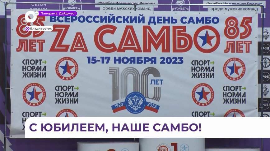 Всероссийский день самбо с размахом отметили во Владивостоке