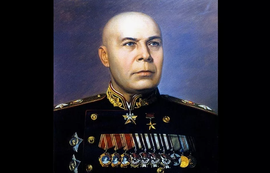 Советский государственный и военный деятель, маршал Советского Союза, дважды Герой Советского Союза. В 1941 году командовал сначала Западным направлением, войска которого смогли остановить немцев к востоку от Смоленска, сорвав тем самым план молниеносного разгрома Советского Союза. А с сентября 1941 года — Юго-Западным фронтом, войска которого находились в сложном положении после окружения под Киевом.