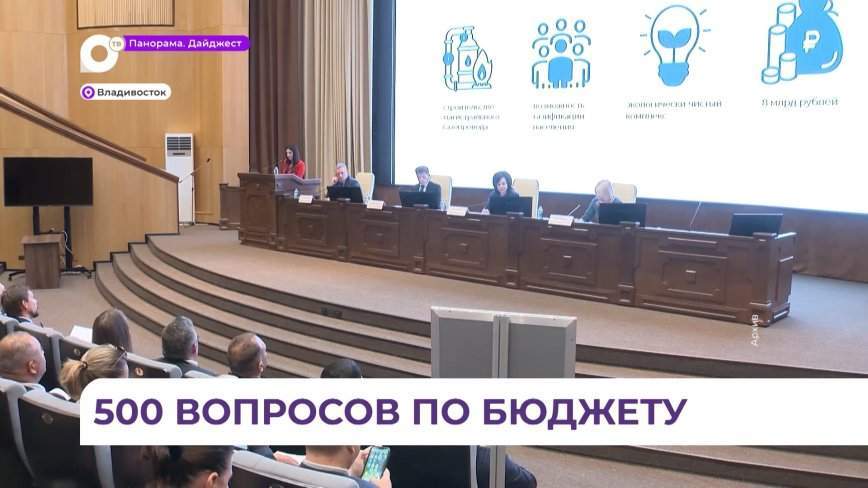 Более 500 вопросов задали приморцы во время общественных обсуждений бюджета на «трехлетку»