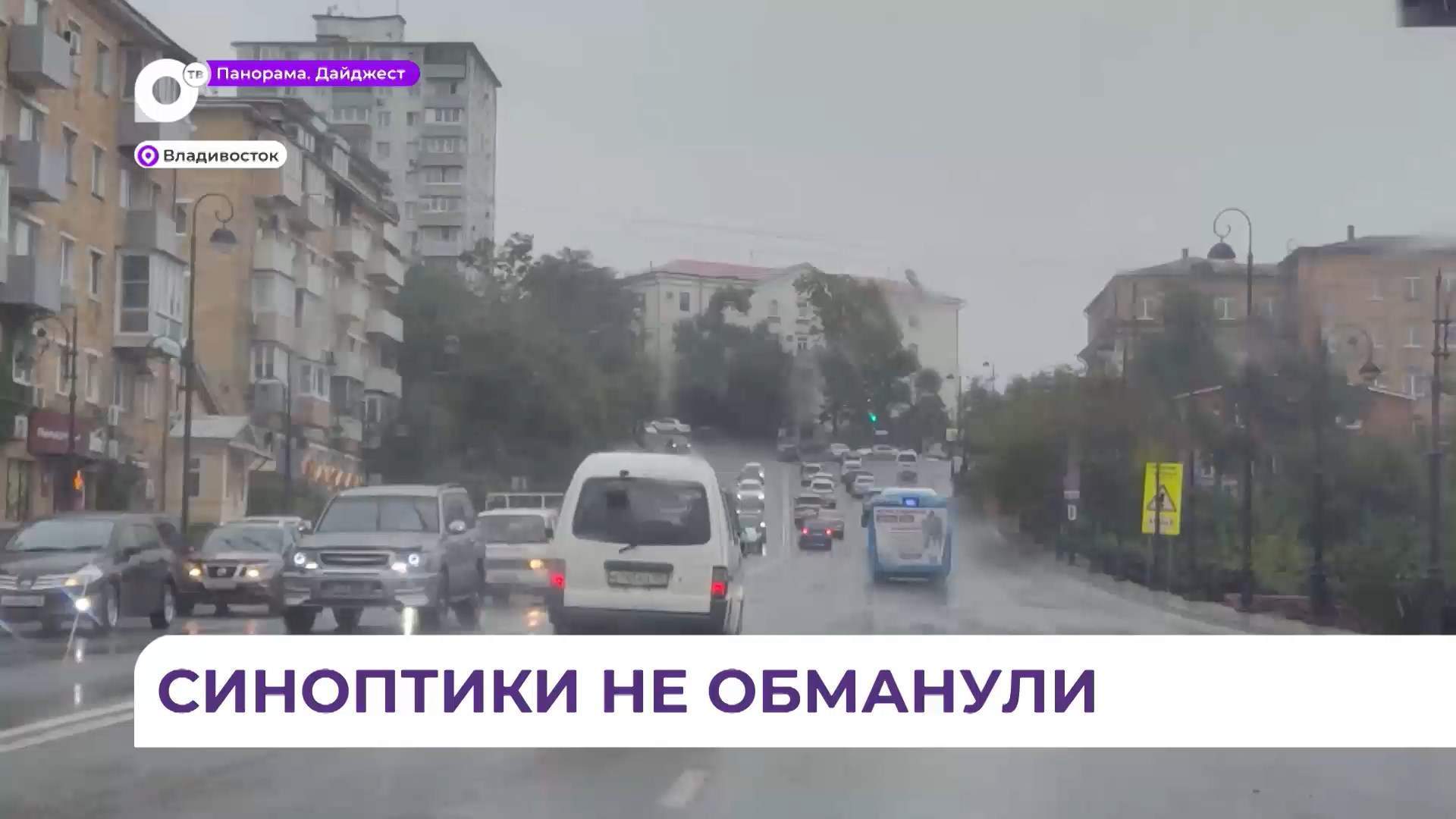 Во Владивостоке сильный дождь будет идти весь день, а к вечеру ещё и усилится
