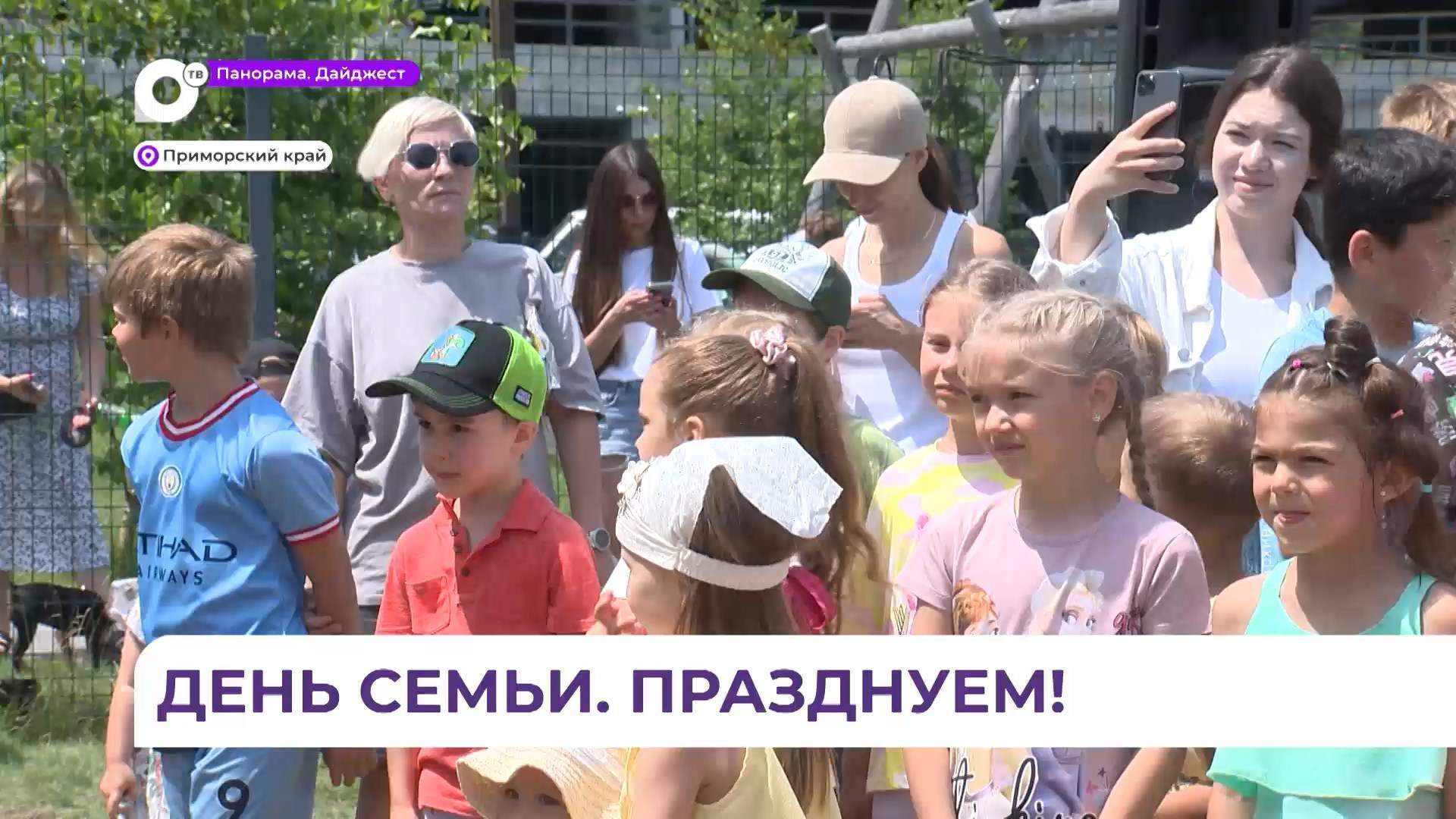 Более 300 праздничных мероприятий пройдёт в День семьи, любви и верности в Приморье