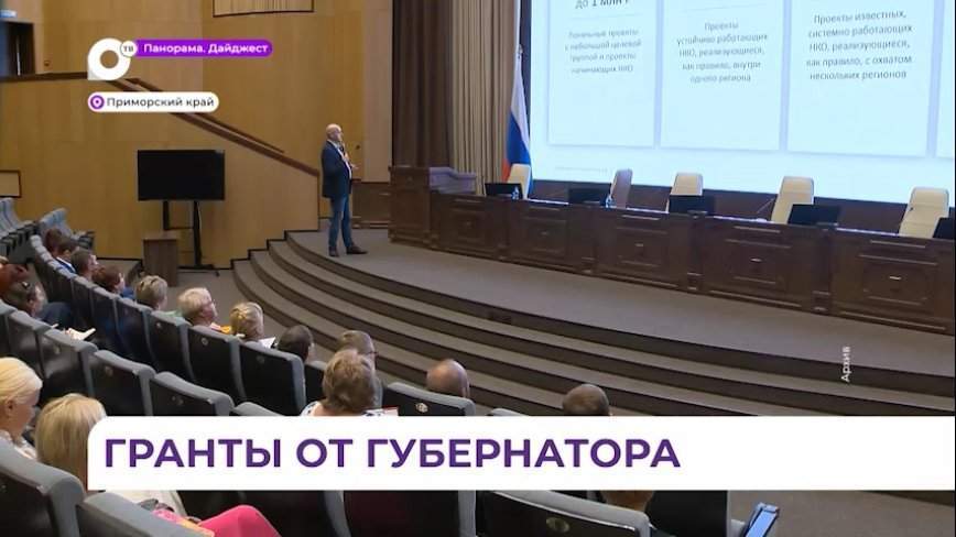 Гранты губернатора Приморья получили 76 социально ориентированных НКО