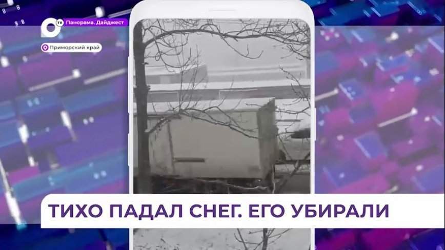 В Приморье движение поездов и автобусное сообщение не нарушены из-за снега