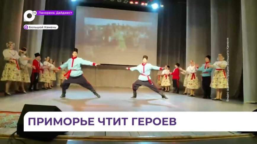 В Большом Камне прошёл концерт, посвященный героям Отечества
