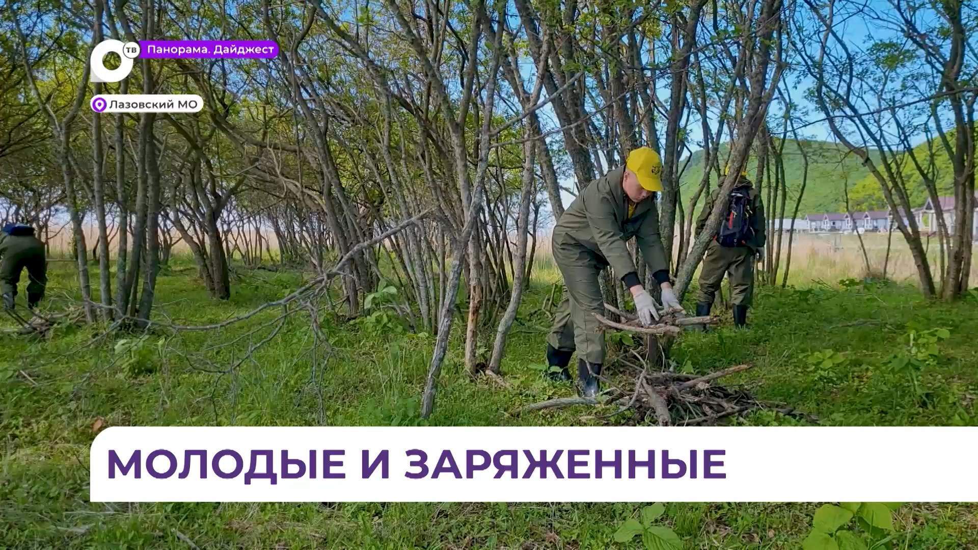 В Лазовском заповеднике стартовала десятая смена студотряда «Тигр»