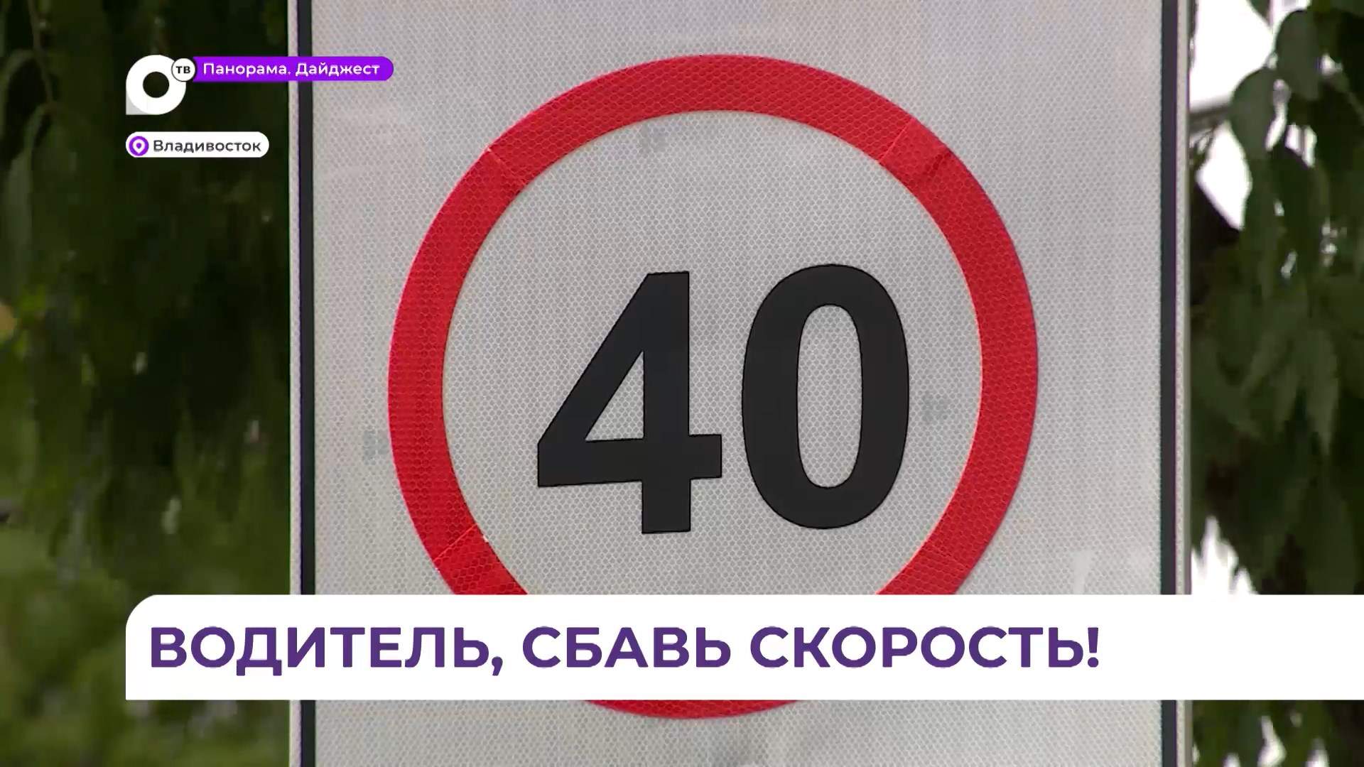 На Светланской и в пригороде Владивостока появились знаки ограничения скорости