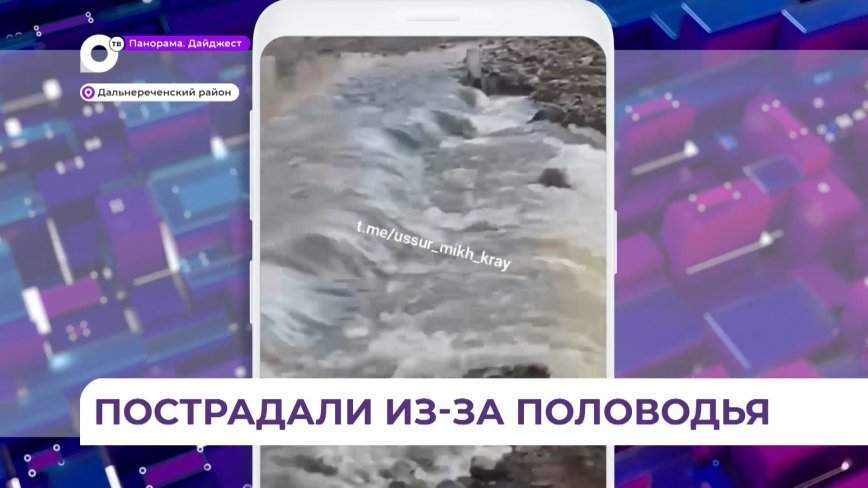 Половодье нарушило сообщение с семью населенными пунктами Дальнереченского района
