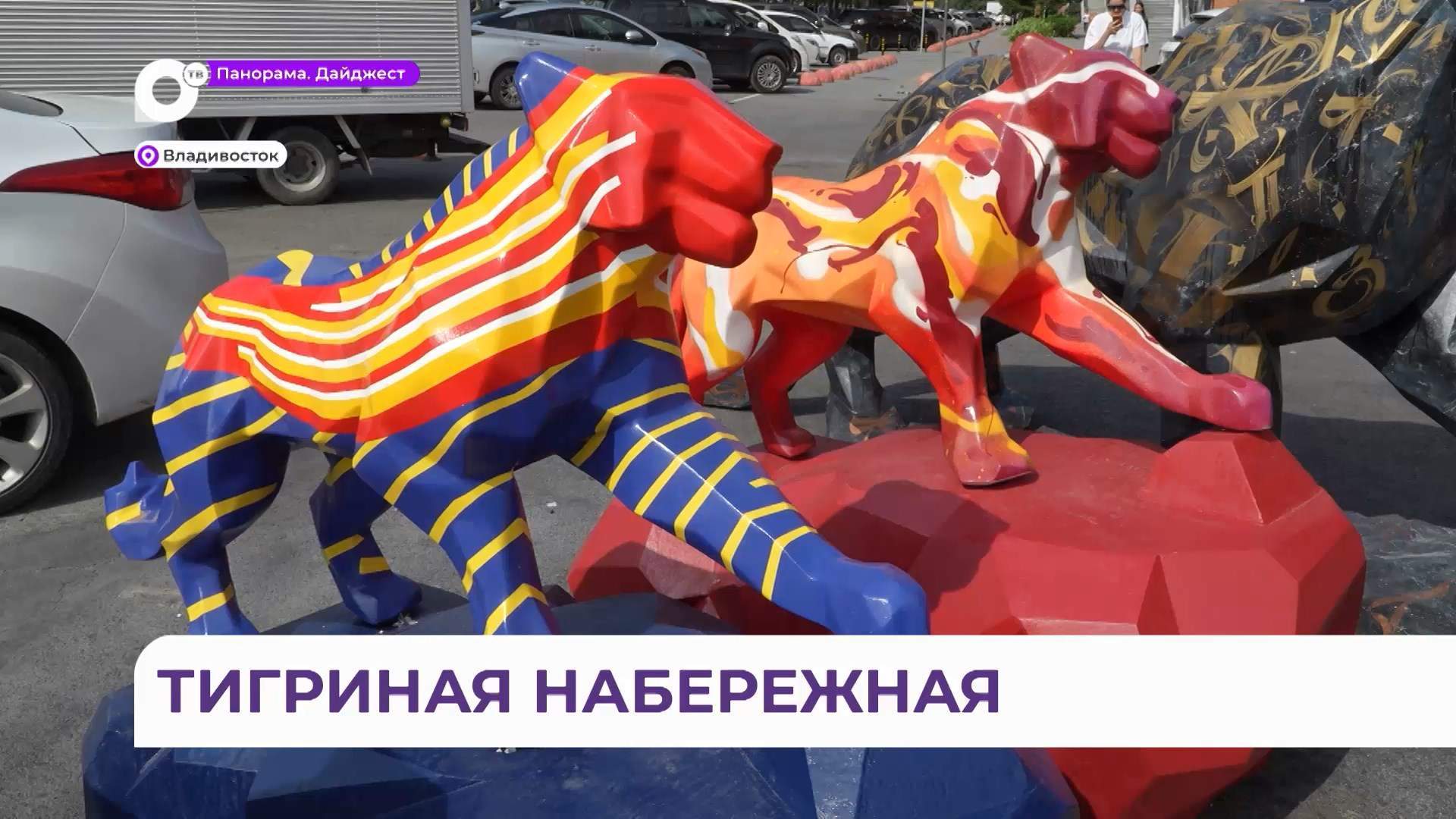 Семь амурских тигрят украсили Спортивную набережную Владивостока