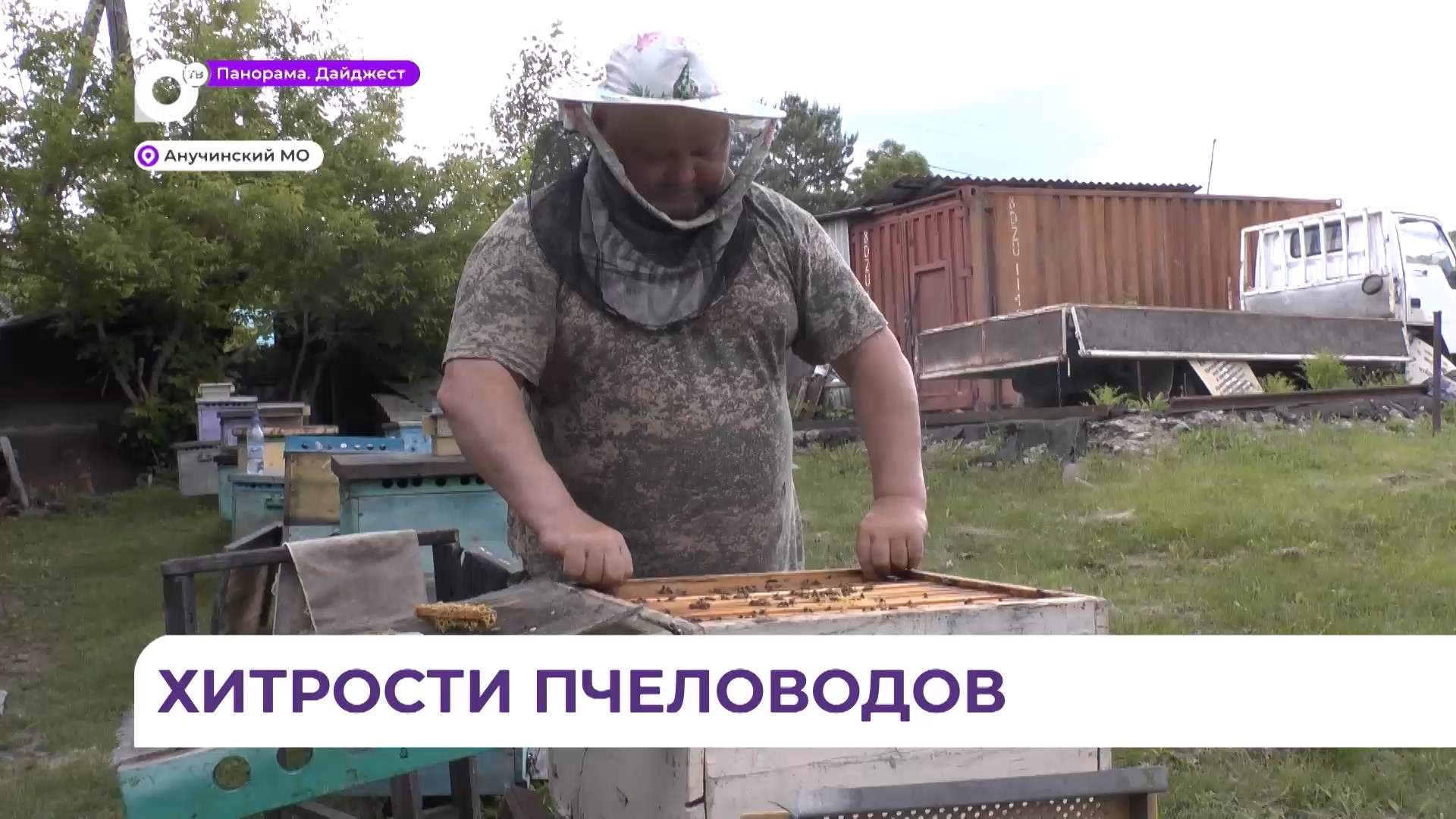 Пчеловод из Таёжки использует передовые методы и тестирует их на пчелиных семьях