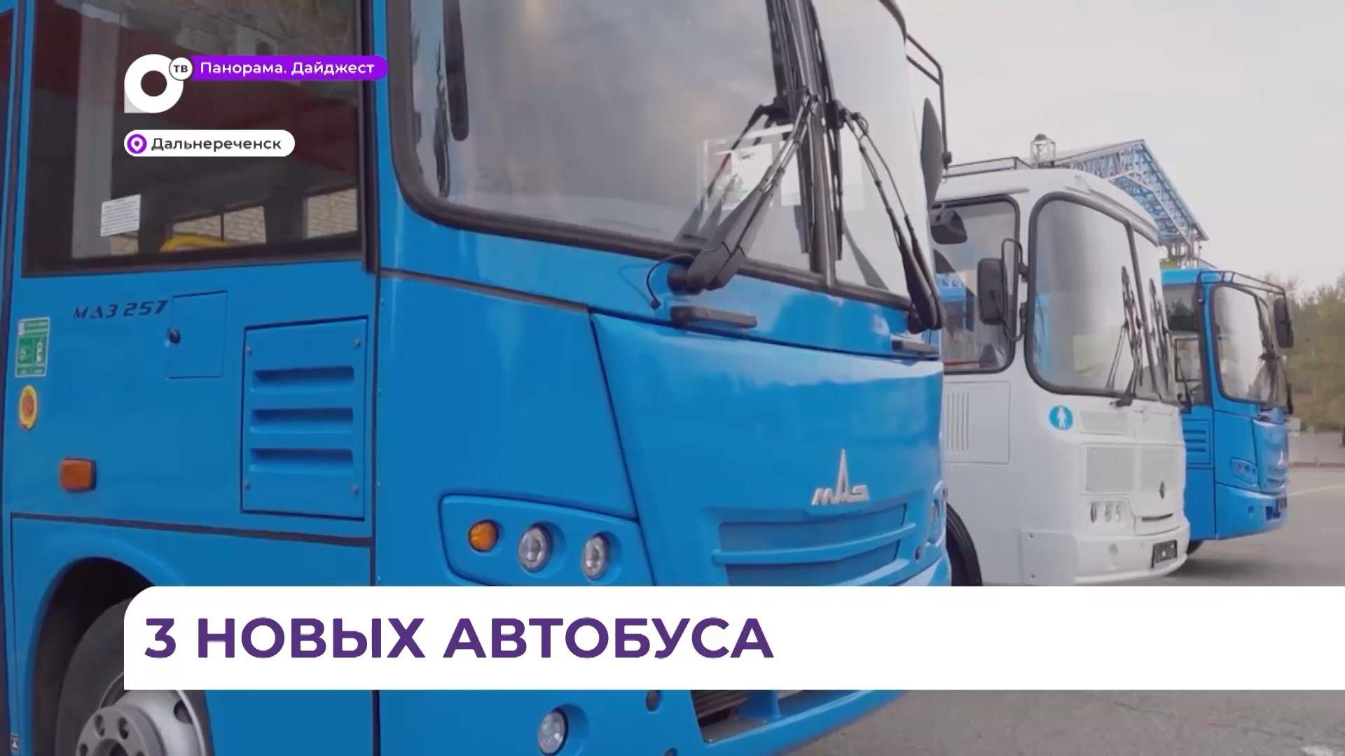 Автопарк Дальнереченска пополнился новыми автобусами