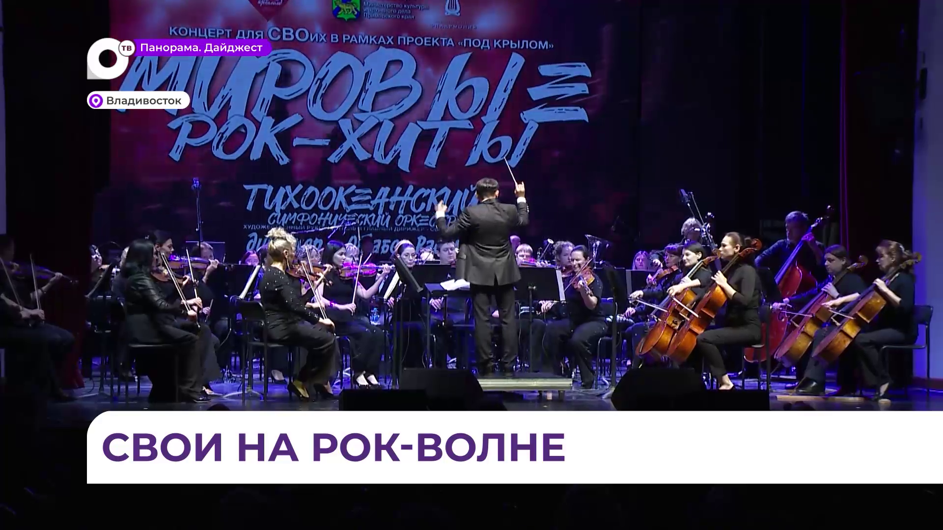 Рок-концерт в рамках проекта «СВОи под крылом» прошёл во Владивостоке