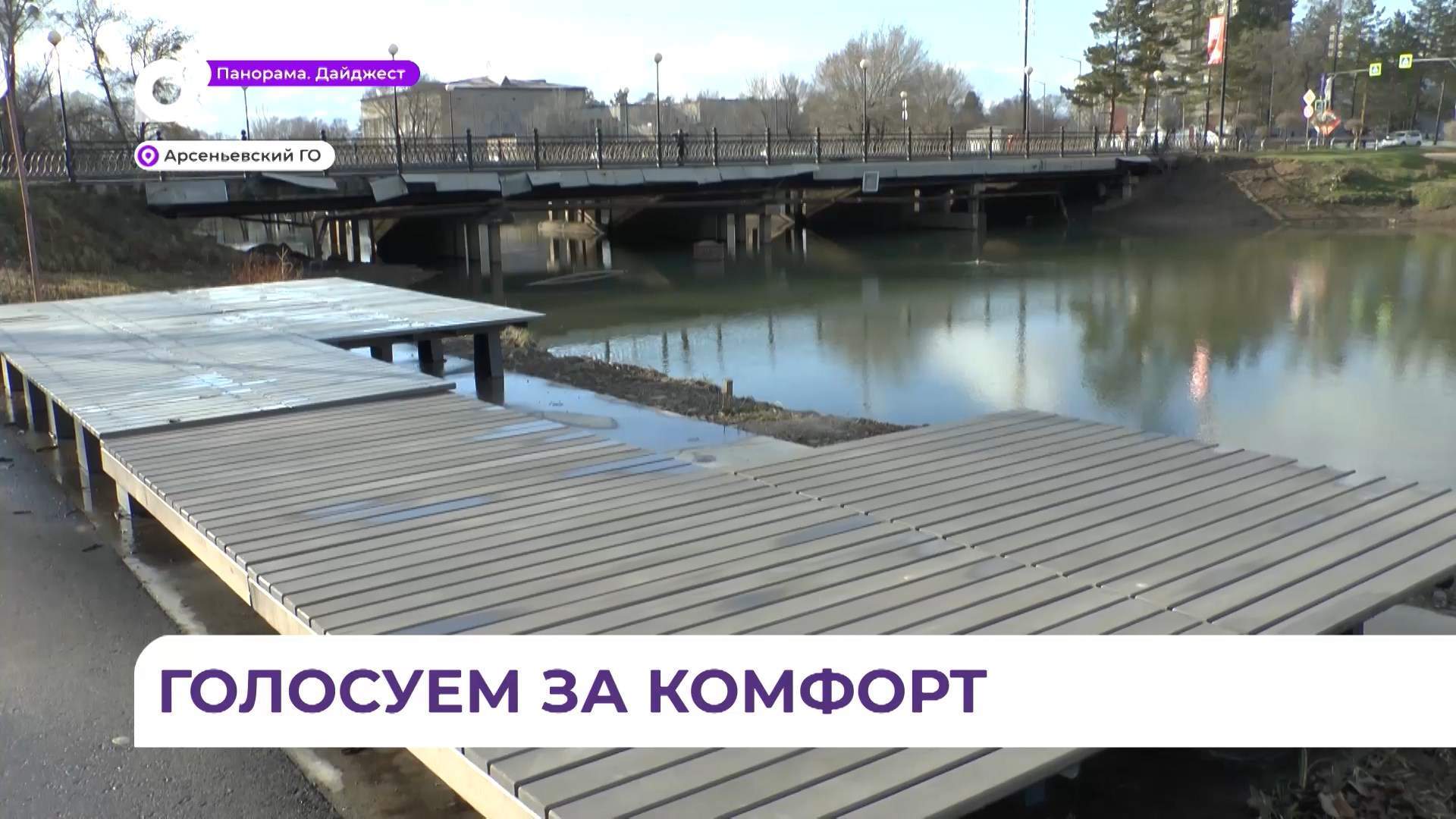 В Арсеньеве продолжается голосование по выбору объекта для благоустройства 