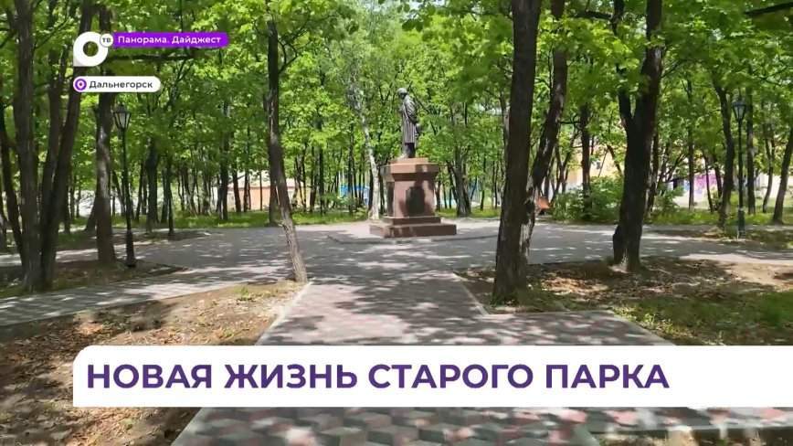 Олег Кожемяко посетил в Дальнегорске обновлённый городской парк