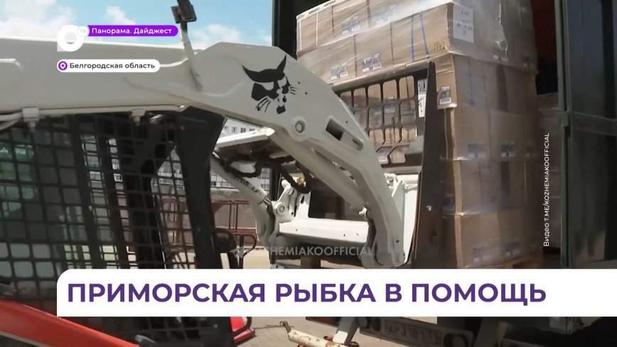Более 50 тонн рыбных консервов отправлены из Приморья в Белгородскую область