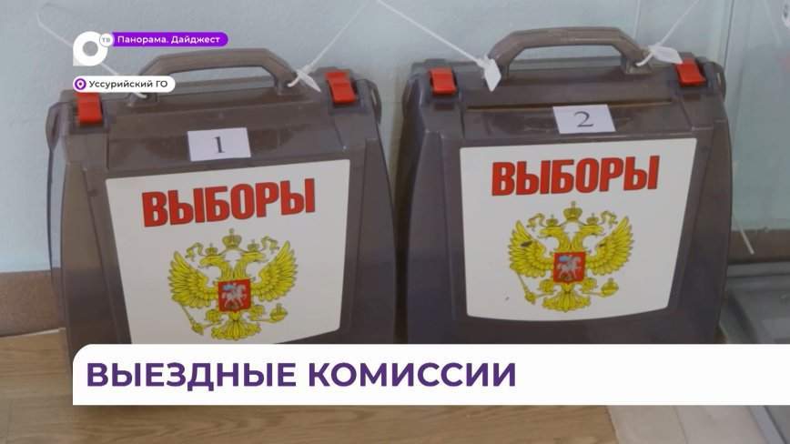 «Звоните, и мы прибудем»: выездные комиссии помогают проголосовать в Уссурийском ГО