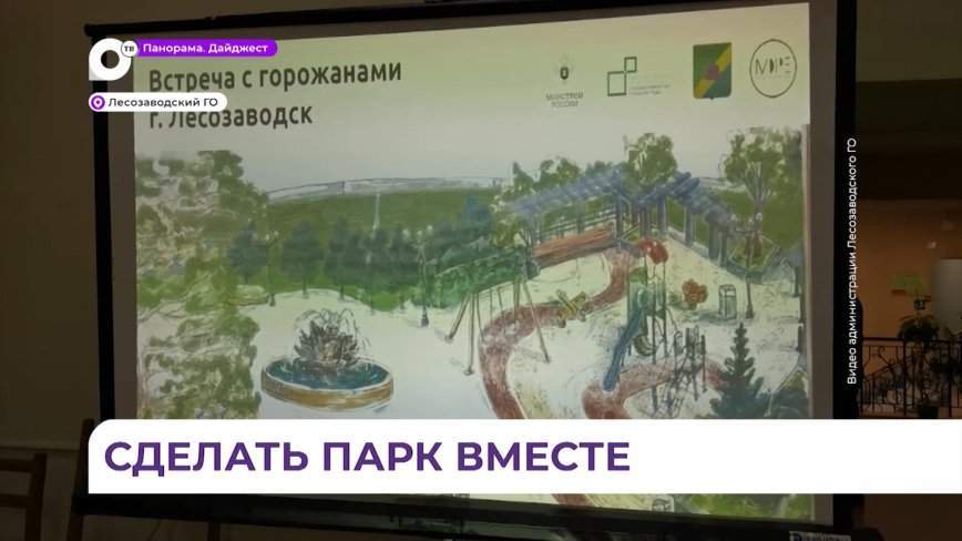 Проект парка в Лесозаводске представят на Всероссийском конкурсе по созданию комфортной среды в ДФО