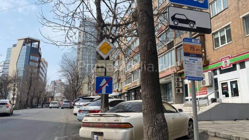 Жители Владивостока нашли способ не платить за платные парковки в центре