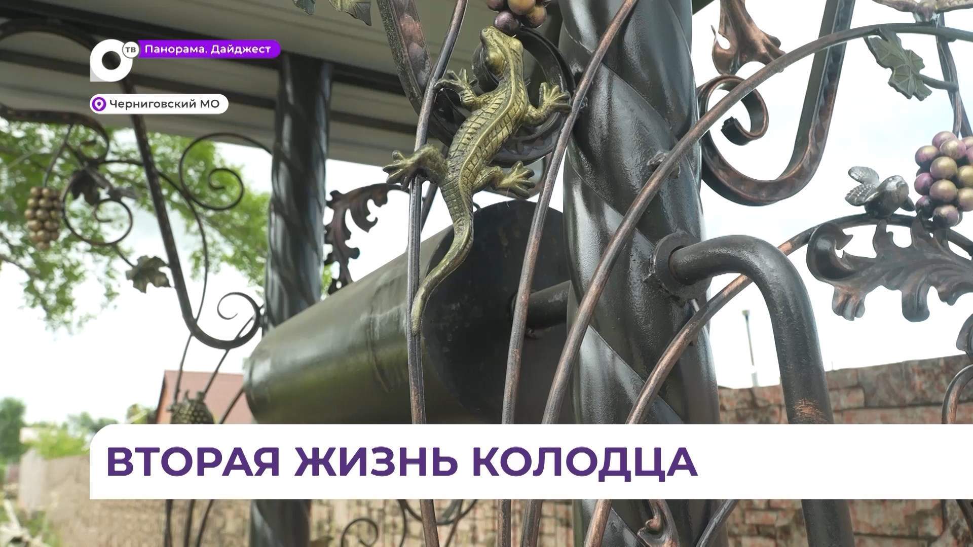 Обновлённый колодец в Черниговке вновь стал местом притяжения односельчан