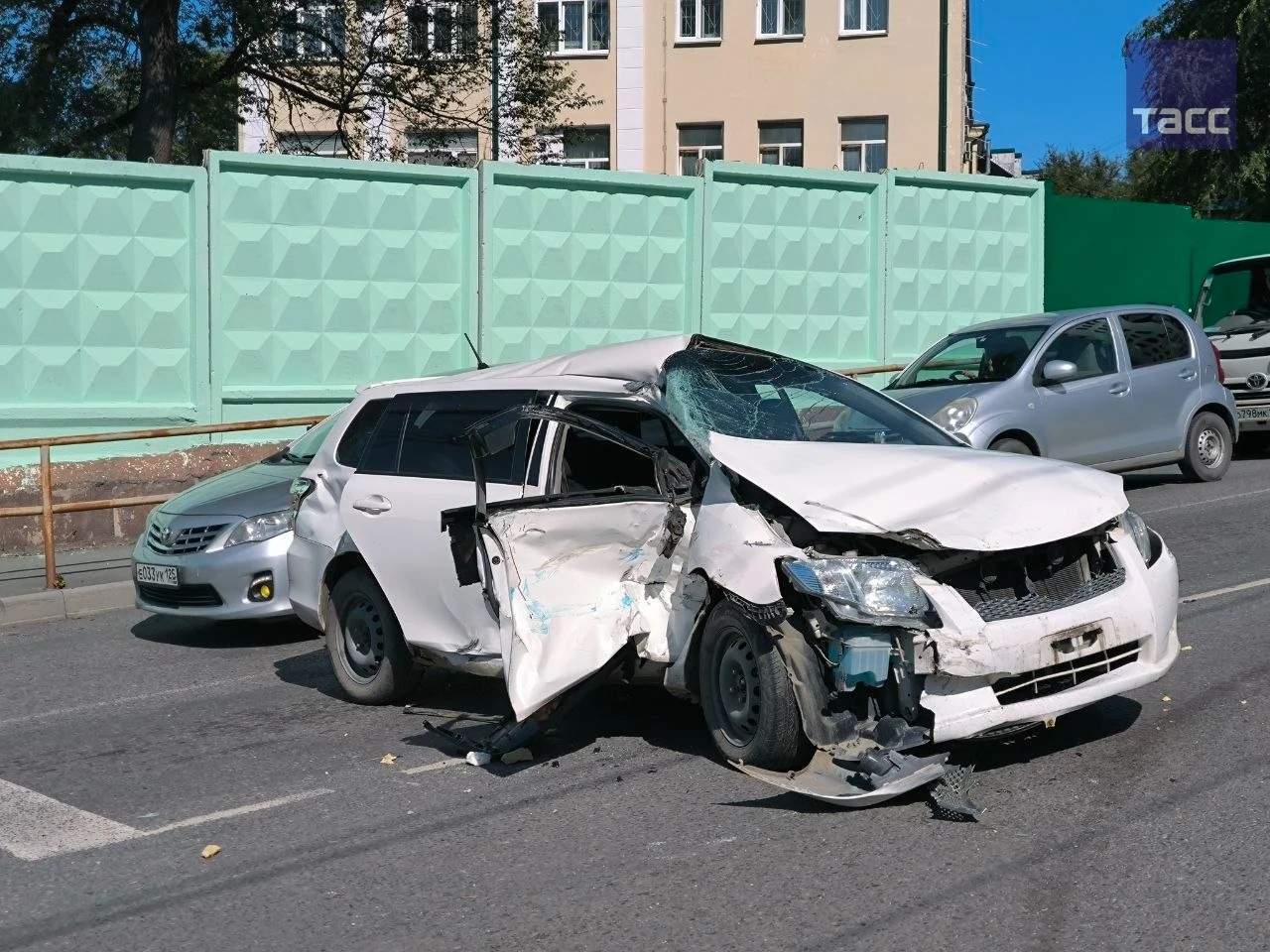 В массовом ДТП во Владивостоке пострадали 11 автомобилей