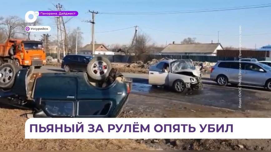 В Уссурийске возбудили уголовное дело в отношении пьяного водителя