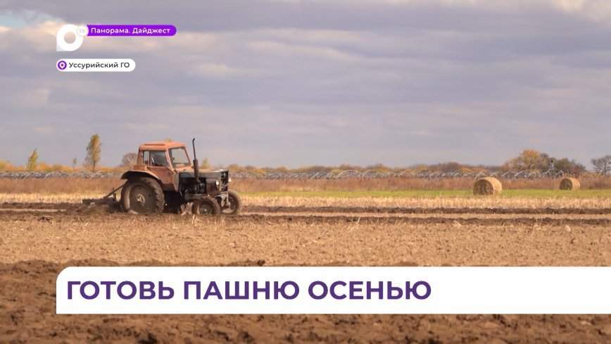 Фермеры Уссурийска готовят поля к зиме