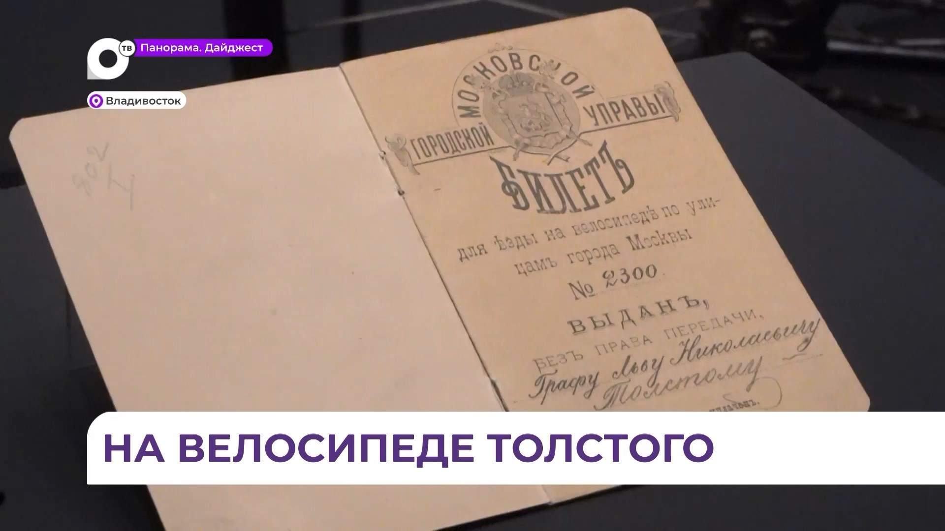 Выставка «Четыре упряжки Льва Толстого» открылась во Владивостоке
