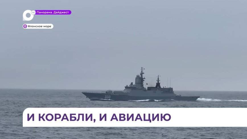 Корабли Тихоокеанского флота провели учения в Японском море