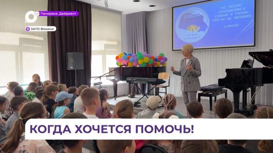 Дети из школы искусств Фокино дали благотворительный концерт в помощь животным
