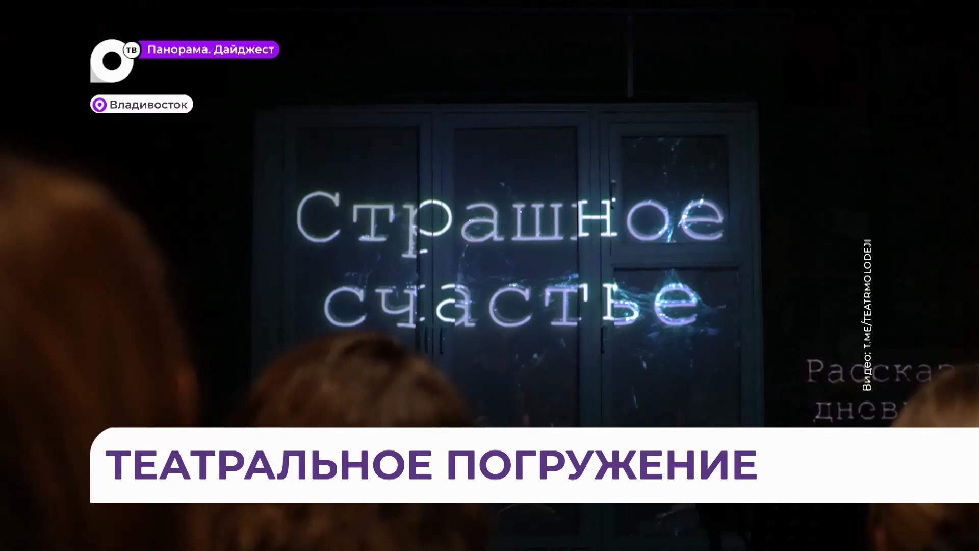 Во Владивостоке началось «Погружение» в мир современного театра