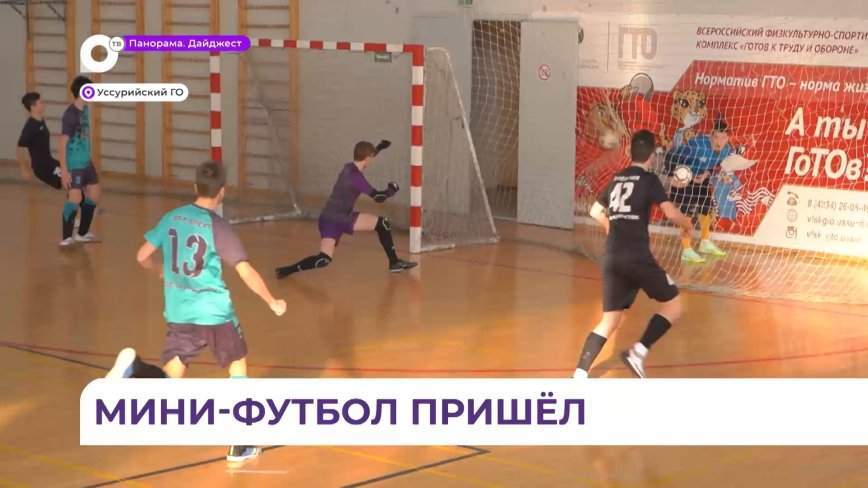Региональный этап Общероссийского проекта «Мини-футбол в школу» состоялся в Уссурийске