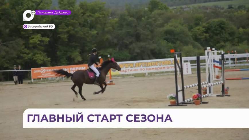 Главные старты сезона по конному спорту начались в Уссурийске
