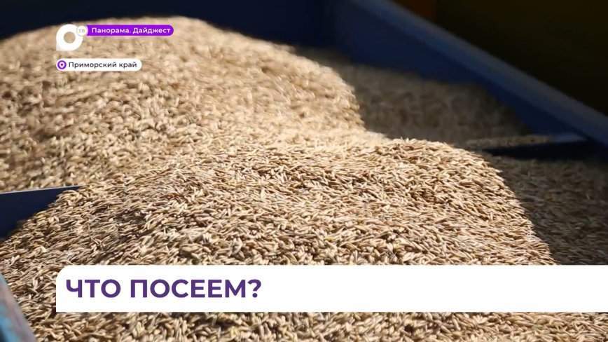 Посевная кампания в Приморском крае начнется в конце марта