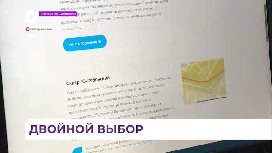 В Приморье стартовало онлайн-голосование по выбору территорий благоустройства